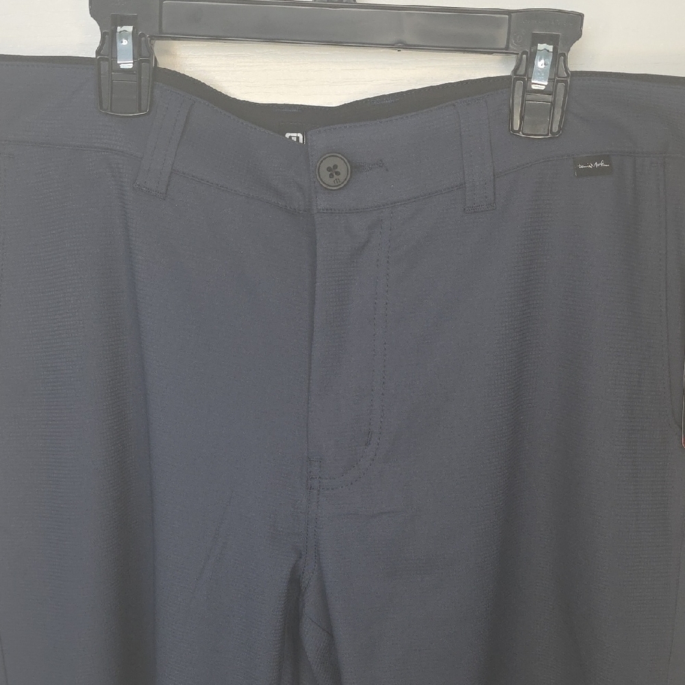 New Travis Mathew Dark Blue Flat Front Shorts Size 34 - Picture 2 of 8